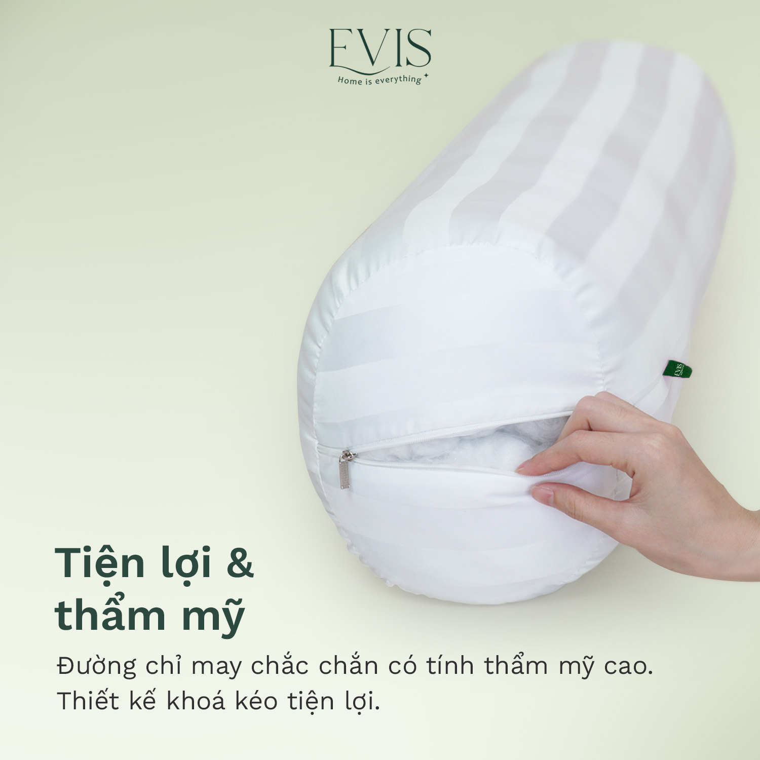 Gối Ôm Lông Vũ Evis Eva - Mềm mại êm ái chuẩn khách sạn 5 sao - Ảnh 4